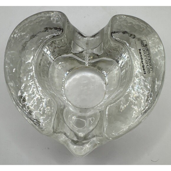 Tea Warmer Light Holder Glasdesign George Shutte Art Glass 5 Trivet Germany 1970 - Picture 2 of 9